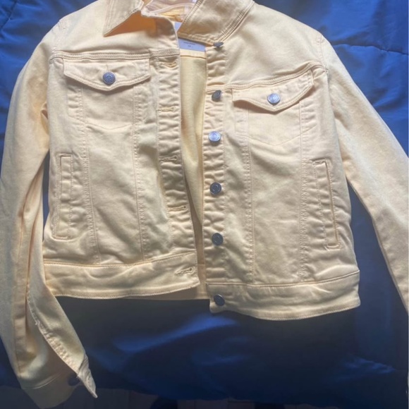 Yellow Jean Jacket for Women - Picture 3 of 4